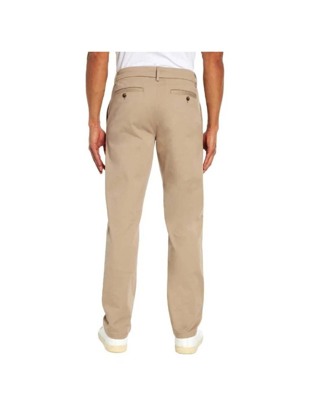 Banana Republic Men's 38x32 Chino Pants Slim Straight Fit Beige Stretch d1828 - Picture 2 of 13